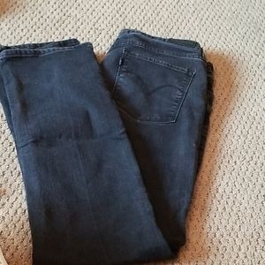 Levis womens 32x32 midrise straight leg